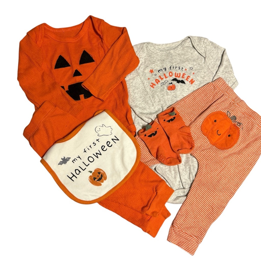 Halloween Baby Clothes Bundle 6-9 & 9 months Carters EUC